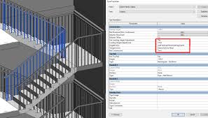 According to occupational safety and health administration (osha) requirements in the u.s., the majority of stair handrails must be between 30 and 37 inches in height. Stair Railing Connection Transition Problem Autodesk Community Revit Products