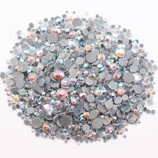 Maklin Hotfix Rhinestones 2500pcs Mix Size Shiny Crystalab Stones And Crystals Rhinestone Hotfix Rhinestone