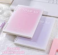 A5/B5 Loose Leaf 60 Sheet Spiral Notebook