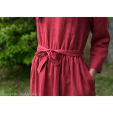 Nous utilisons des cookies et des outils similaires qui sont nécessaires pour vous permettre d'effectuer des achats, pour améliorer votre expérience d'achat et fournir nos services, comme détaillé dans notre avis sur les cookies. Offon Robe Midi Avec Ceinture 100 Lin Lave Rose Framboise