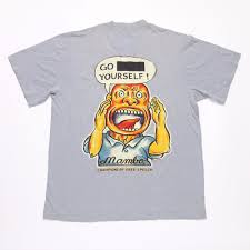Vintage 90s Mambo Loud Reg Mombassa Pop Art Graphics T Shirt 12 Youth Australia Mambo Pop Art Shirts