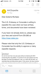 A doctor's letter, a psychological evaluation. How To Expedite K1 Visa Nvc