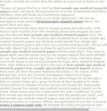 Free Sample Apa Medical Research Papers Research Paper Psychology Research Action Research