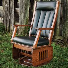dÿœÿmarlborough swivel amish glider with platform base dÿœÿ an array of upholstery fabrics a in 2021 handmade wood furniture wood furniture design amish rocking chairs