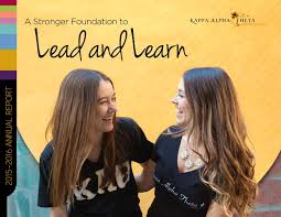 2015-2016 Theta Foundation Annual Report by Kappa Alpha Theta Foundation