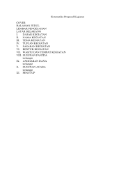 Nah tahukah anda didalam pembuatan proposal dibutuhkan sistematika. Sebutkan Sistematika Proposal Penggambar