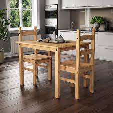 1) we mainly use solid oak, solid pine, bent. Vida Designs Corona Dining Set 2 Seater Solid Pine Wood Dining Table With 2 Chairs Amazon Co Uk Home Kitchen
