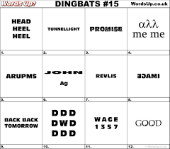 Dingbat Whatzit Rebus Puzzles Dingbats Whatzits Rebus Puzzle Game Brainteasers Kids Worksheets Printables Brain Teasers Rebus Puzzles
