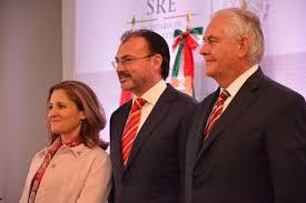 Luis videgaray the foreign minister of mexico stated the us immigrations policies will be rejected and they will not hesitate to take the issue to the united nations in defense of immigrants. Press Availability With Secretary Luis Videgaray And Foreign Minister Chrystia Freeland U S Embassy Consulates In Mexico