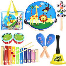 Popular and creative birthday present and ideal christmas. Oathx Toddler Musical Instruments Baby Musical Toys For Kids 1 2 3 4 Children Wooden Percussion Set Boys Girls Music Gift Educational Rhythm Kit Tambourine Xylophone Walmart Com Walmart Com