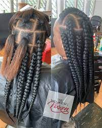 There are literally hundreds of braid ideas for black hair: 110 Jumbo Box Braids Ideas In 2021 Box Braids Hairstyles Braided Hairstyles Box Braids