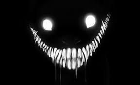 We call this a damon smile. The Demon