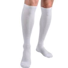 Unisex Firm Support Knee High Graduated Compression Socks 5 Packs L Xl White Compression Socks Mens Knee High Stockings Compression Socks