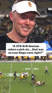 Lincoln Riley seems stoked as ever 😂