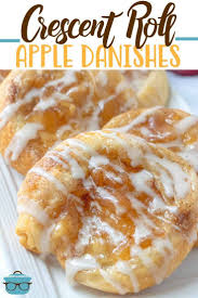 Crescent Roll Apple Danishes Video Recipe Crescent Recipes Apple Pies Filling Recipes