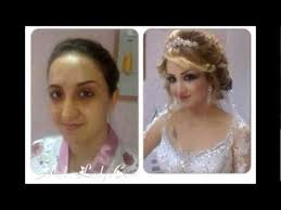 صدمة صور لعرائس قبل وبعد المكياج Bride Fashion Crown
