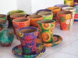 Selain dengan cara membuat hiasan dinding dari kain flanel 1. Mewarnai Vas Bunga Dari Tanah Liat Gambar Mewarnai Gratis