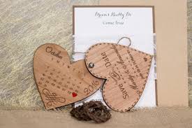 end wooden wedding magnets