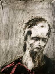 Frank Auerbach's early charcoal portraits look deep into human life