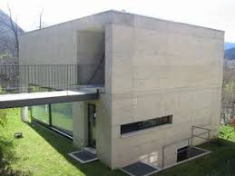 Casa Gobbi Luigi Snozzi Tegna Tessin Schweiz Kubisch Sichtbeton Thermolackiert Architektur Moderne Architektur Fassade Haus