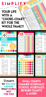 successful family chore chart printable reward chart