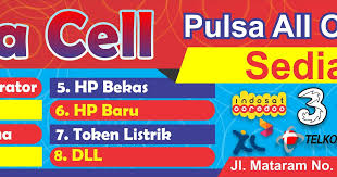 Desain nama brand toko, desain neon box, desain nota laundry, desain. Unduh 5300 Background Banner Jual Pulsa Hd Paling Keren Download Background