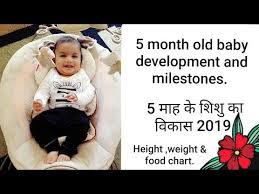 5 Month Old Baby Development In Hindi With