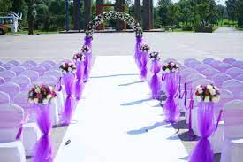 Make Your Special Day Awesome With These Amazing Wedding Decorations Outside Wedding Decorations Purple Wedding Decorations Wedding Ceremony Decorations Outdoor