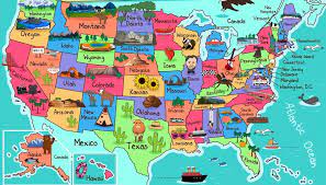 Mapa De Usa Con Nombres De Los Estados Por Qué Algunos Estados Del Sur Y Sureste Del País Tienen Sus Nombres En  Español? | Al Día News