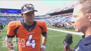 Brett Rypien talks about Broncos preseason performance against Bills