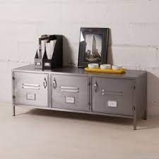 Buffet bas industriel bois pin massif cire brosse et metal buffet cdiscount iziva com buffet bas buffet bas industriel buffet maison. Buffet Bas En Metal Gris Style Industriel Avec 3 Portes Et Casiers Dans Le Style Des Bureaux D Autrefois Coll Meuble Metal Ikea Mobilier De Salon Buffet Meuble