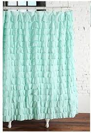 Waterfall Ruffle Shower Curtain Ruffle Shower Curtains Curtains Shower Curtain