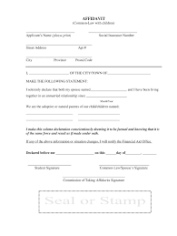 Your relationship is genuine and continuing. Common Law Affidavit Template Ontario Fill Online Printable Fillable Blank Pdffiller