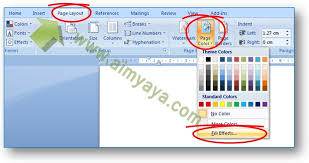 Cara Mudah Menambah Gambar Background Latar Di Ms Word Cara Aimyaya