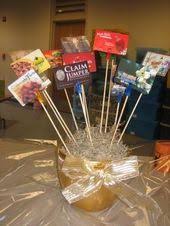 First i will talk about why gift cards are great items to donate and then i will give you some suggestions on ways to make sure your gift card donation is a popular item at the auction. 14 Best Gift Card Display Ideas Raffle Baskets Raffle Basket Auction Basket