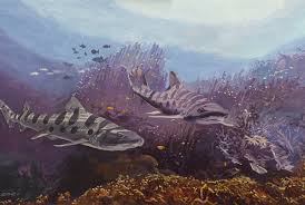 Painting tutorial on how to paint an underwater scene with lots of colorful corals and fishes under the sea in a step by step easy and basic acrylic painting tutorial. Underwater Paintings Gerry Miles Paintings