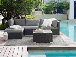 We did not find results for: Salon De Jardin En Rotin Noir Coussins Gris Sano Ii Beliani Ch