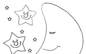 Disegni Di Luna E Stelle Stampa Disegno Di Luna E Stelle Da Colorare Download Mezzaluna E Stelle Illustrazione Di St Disegno Di Luna Disegno Luna Disegni
