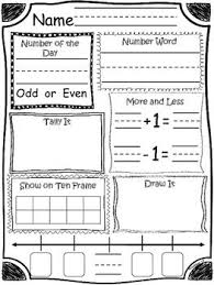 Kindergarten Number Of The Day Numbers Kindergarten Homeschool Math Kindergarten Math