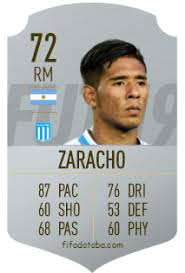 €9.00m * mar 10, 1998 in wilde, argentina Matias Zaracho Fifa 19 Spieler Statistik Card Preis