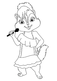 Download and print alvin and the chipmunks coloring pages for kids! Drawing 10 From Alvin And The Chipmunks Coloring Page