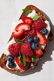 Mascarpone Berries Toast Recipe In 2020 Mediterranean Diet Breakfast Toast Recipes Breakfast Toast