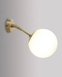 Und wenn uns nach einem entspannenden wannenbad zumute. Licht Erlebnisse Wandleuchte Musa Kugellampe Vintage Echt Messing In Bronze Weiss Rostfrei Wandlampe Bad Online Kaufen Otto