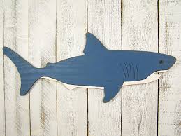 Shark Decor Nautical Wall Decor Wooden Shark Wall Art Beach Shark Decor Nautical Wall Decor Beach Wall Art