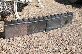 Victorian edgings provide the perfect finishing touch to areas of millstone paving. Reclaimed 4 Hump Blue Clay Victorian Garden Edging Tiles Warwick Reclamation