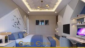 Elemen dekorasi dengan warna cerah kemudian mempercantik tampilan ruangan sehingga terlihat lebih atraktif. Desain Rumah Villa Bali 2 Lantai Ibu Widi Di Bandung Jawa Barat