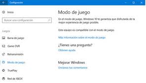 Xbox and windows 10 productos. Que Es El Modo Juego De Windows 10 Como Se Activa Y Para Que Sirve