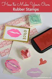 I used this cool block stamp to make a fun tote bag! How To Make Stamps At Home Fun Easy Tutorial Hello Little Home
