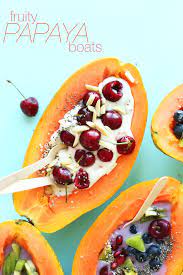 Tropical Papaya Boats Minimalist Baker Recipes Recipe Summer Breakfast Food Healthy Breakfast Recipes