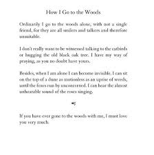 Mary Oliver Single Friend Black Oak Tree Nature Girl